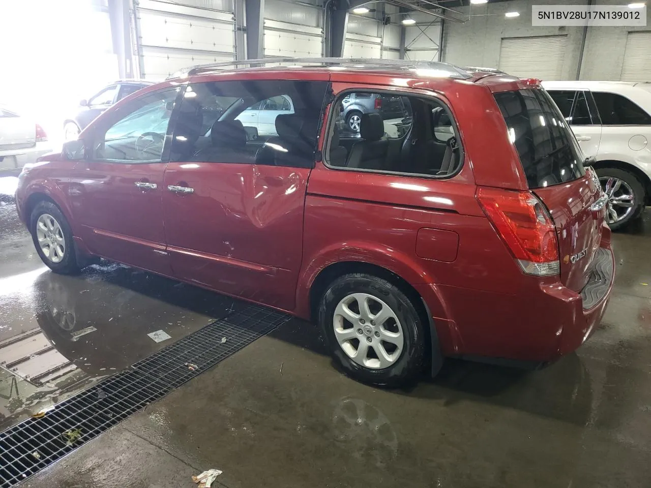 2007 Nissan Quest S VIN: 5N1BV28U17N139012 Lot: 75817914