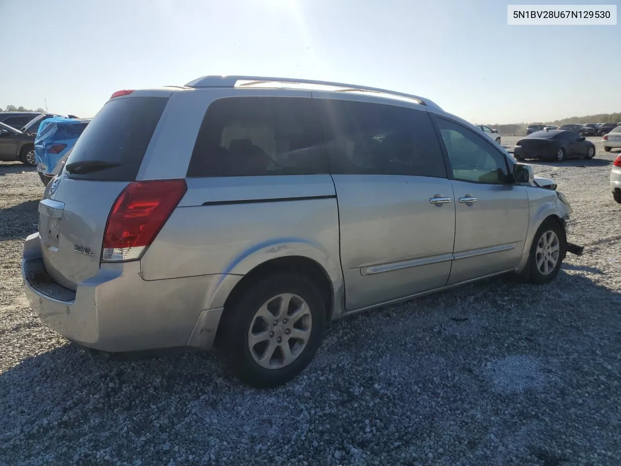 2007 Nissan Quest S VIN: 5N1BV28U67N129530 Lot: 77336154