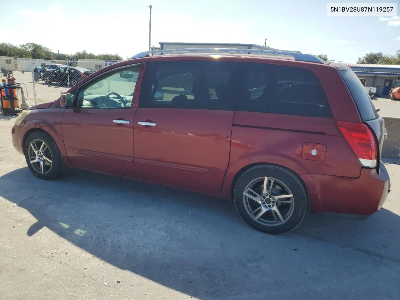 5N1BV28U87N119257 2007 Nissan Quest S