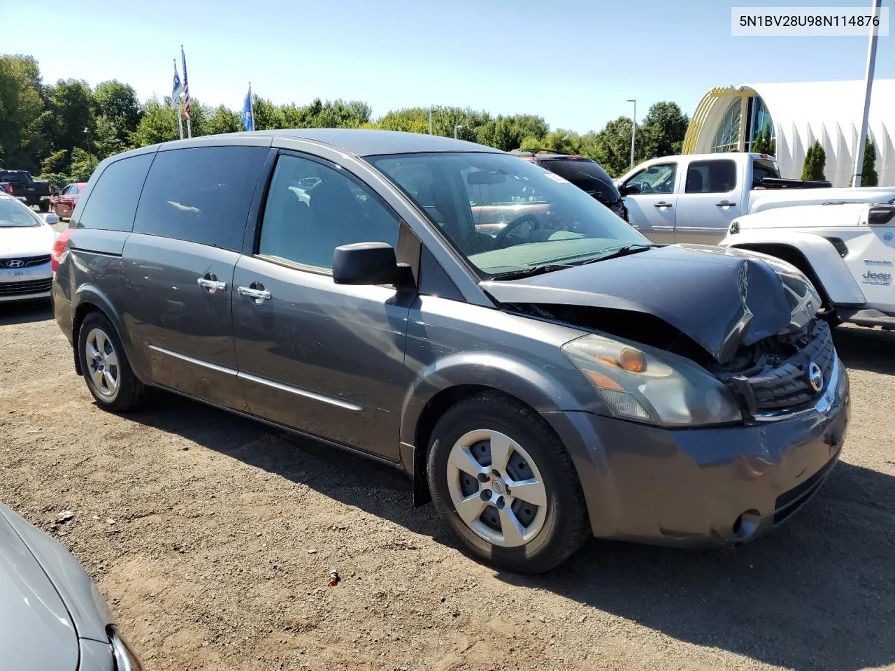 5N1BV28U98N114876 2008 Nissan Quest S