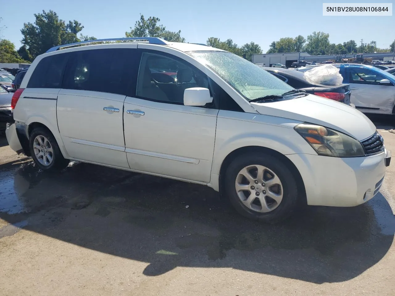 2008 Nissan Quest S VIN: 5N1BV28U08N106844 Lot: 69964394