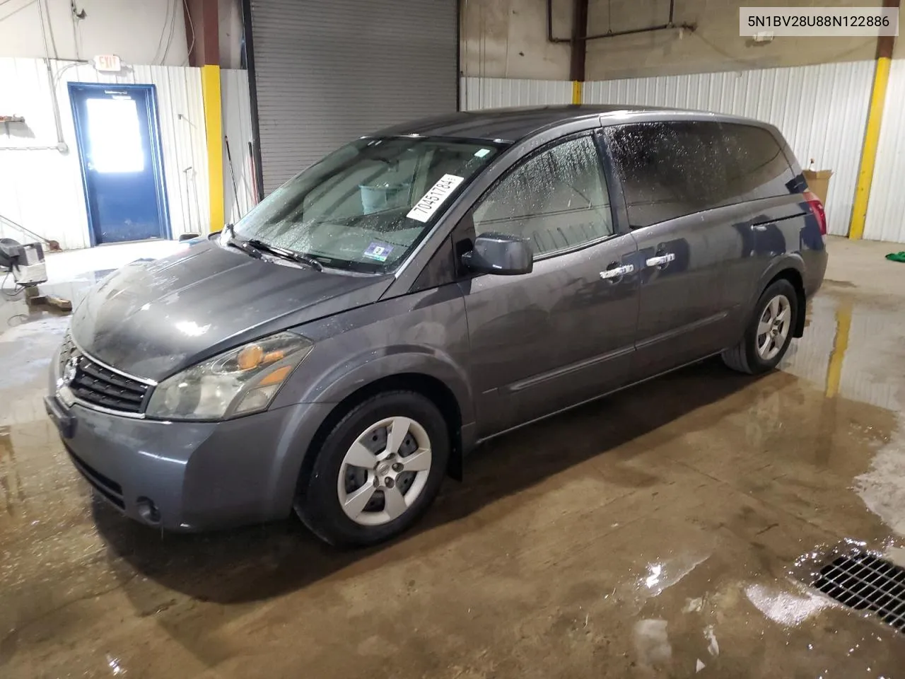 5N1BV28U88N122886 2008 Nissan Quest S