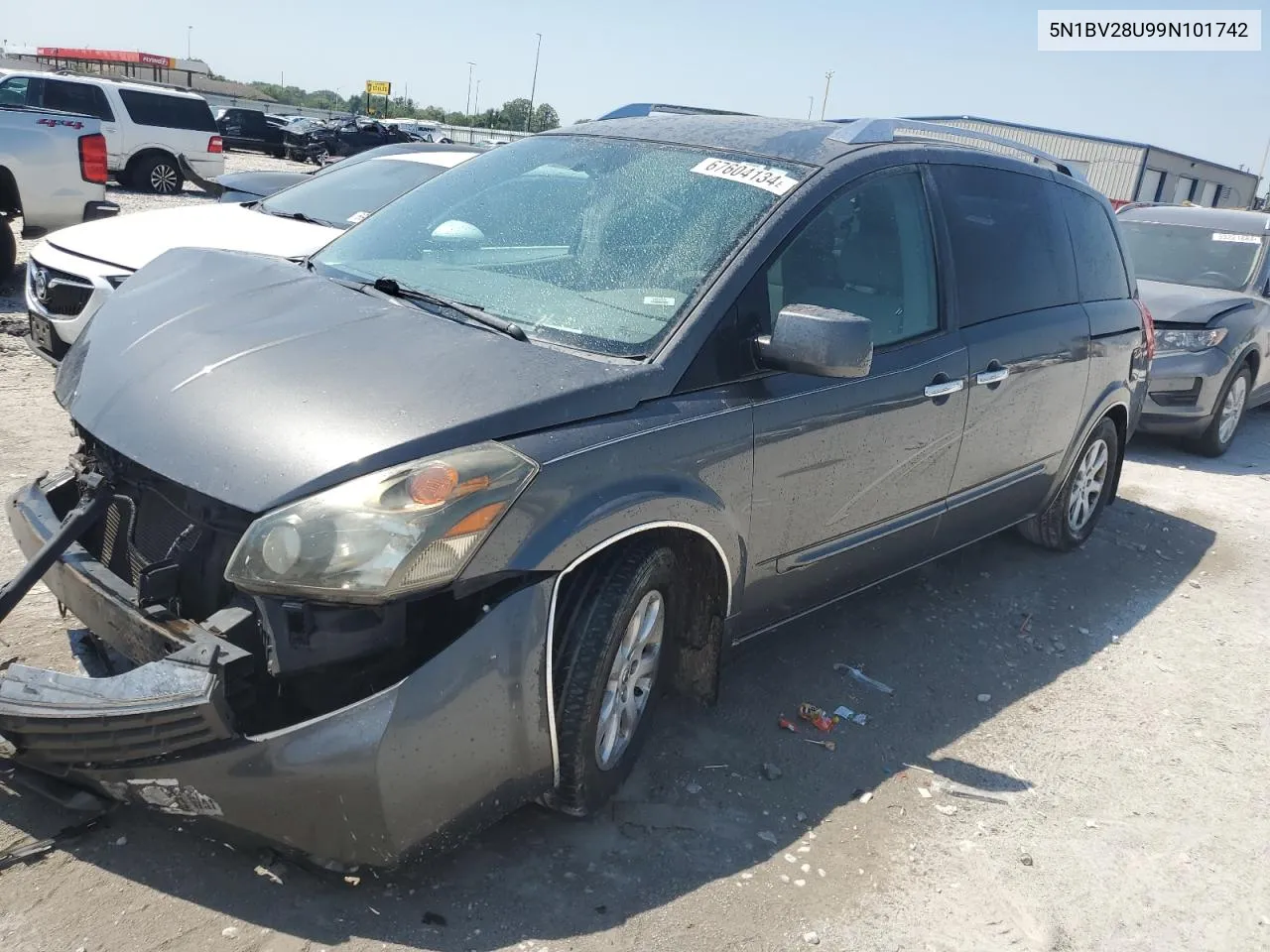 5N1BV28U99N101742 2009 Nissan Quest S