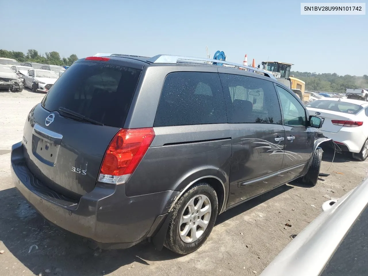 5N1BV28U99N101742 2009 Nissan Quest S