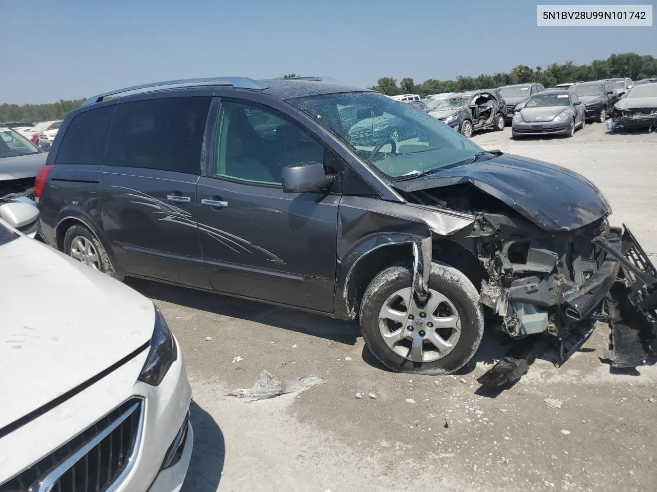 2009 Nissan Quest S VIN: 5N1BV28U99N101742 Lot: 67604134