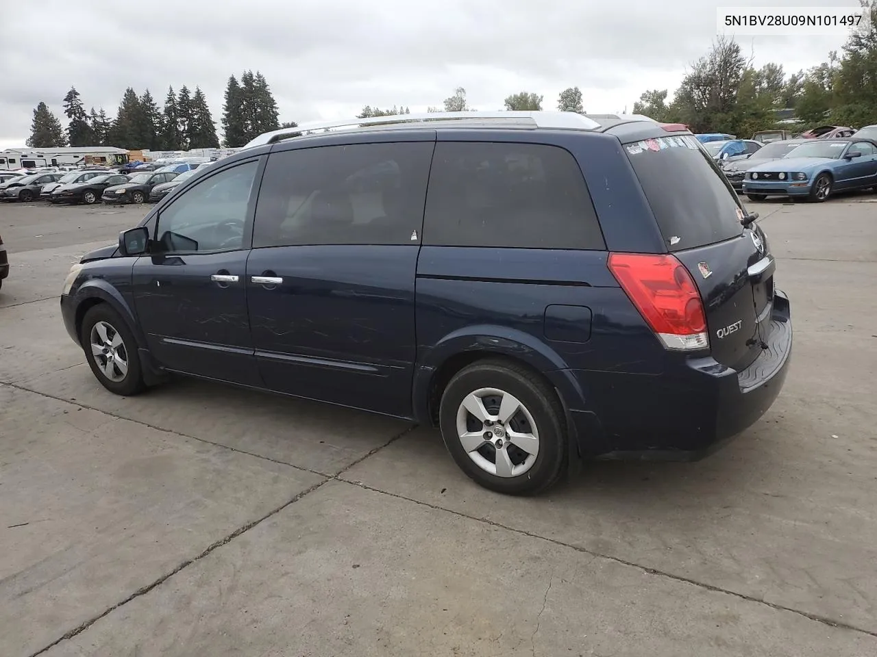 2009 Nissan Quest S VIN: 5N1BV28U09N101497 Lot: 75330364