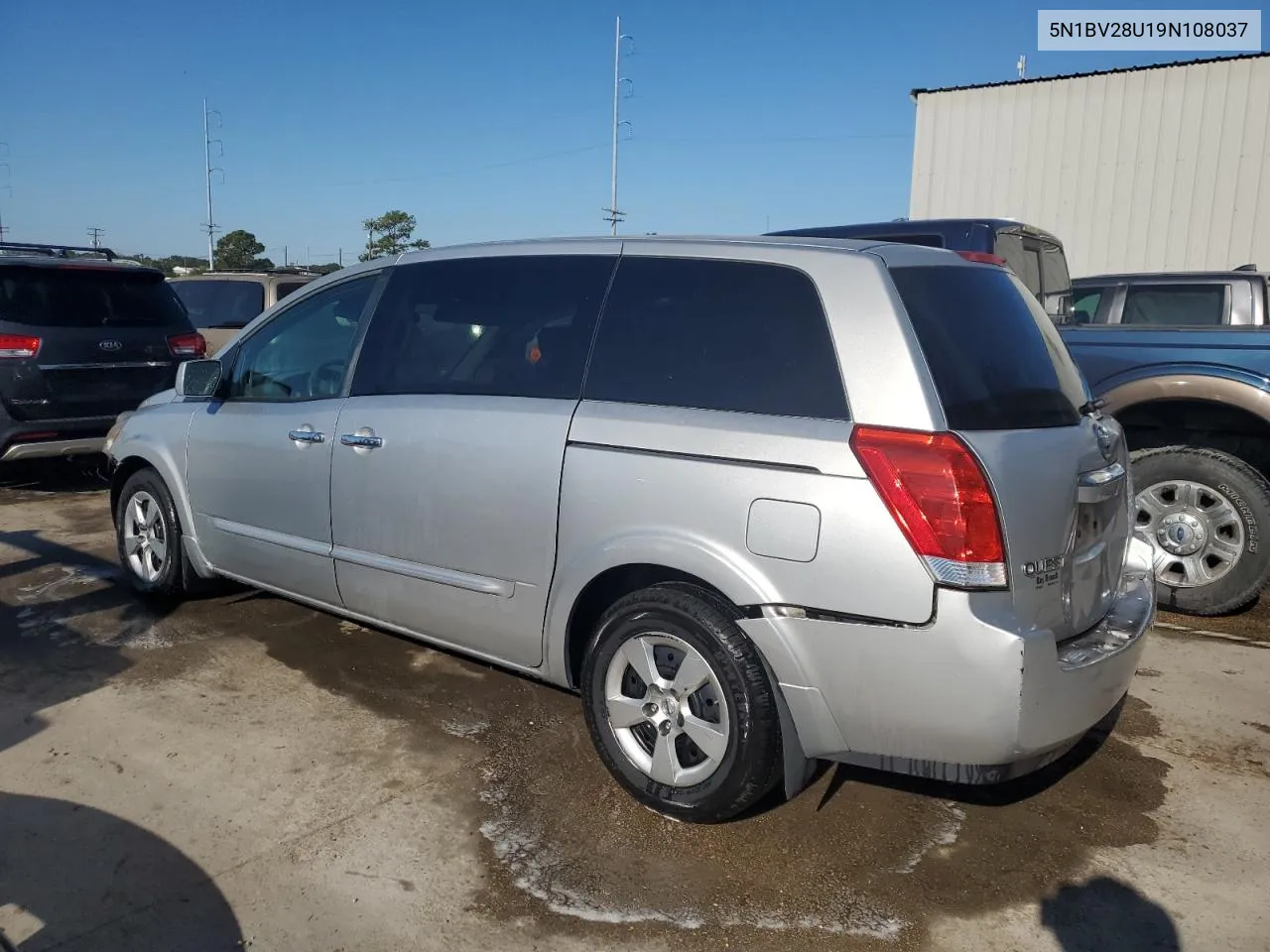 2009 Nissan Quest S VIN: 5N1BV28U19N108037 Lot: 75548664