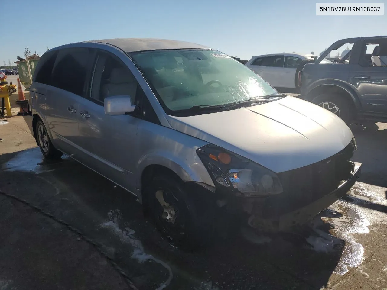 2009 Nissan Quest S VIN: 5N1BV28U19N108037 Lot: 75548664