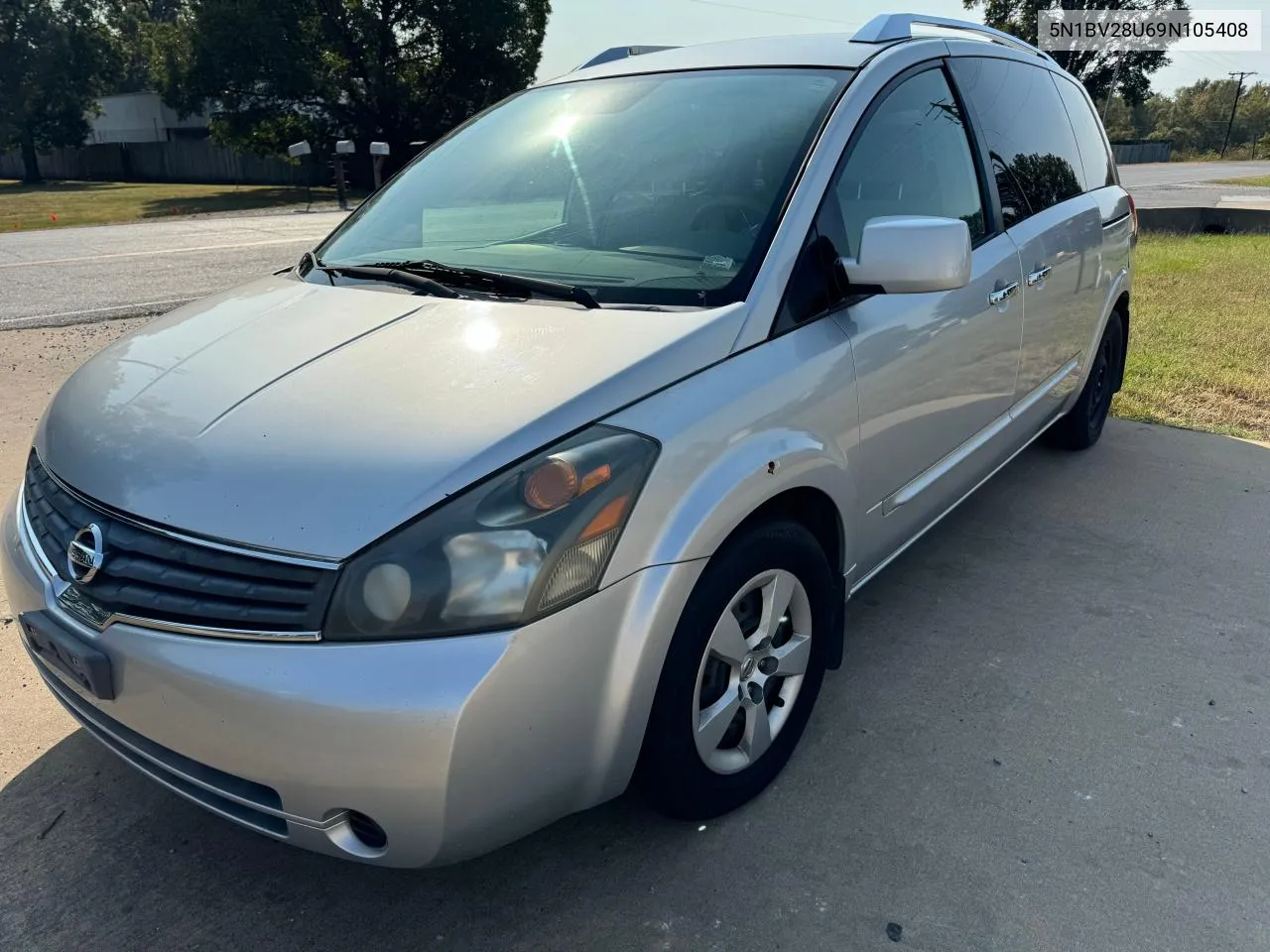 2009 Nissan Quest S VIN: 5N1BV28U69N105408 Lot: 77008214