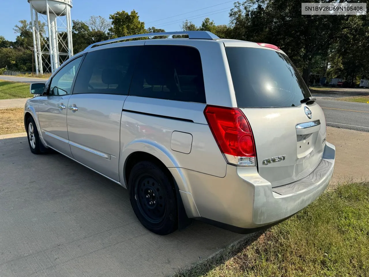 2009 Nissan Quest S VIN: 5N1BV28U69N105408 Lot: 77008214