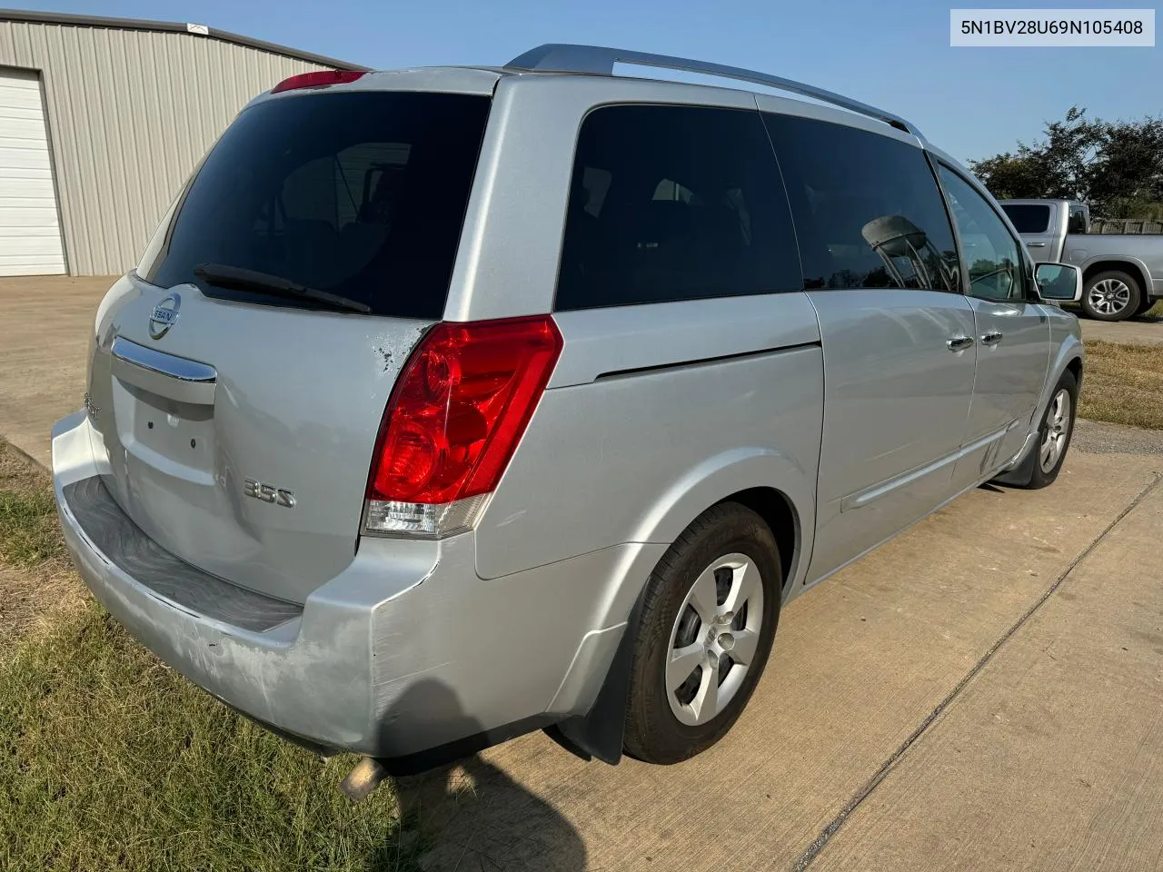 5N1BV28U69N105408 2009 Nissan Quest S