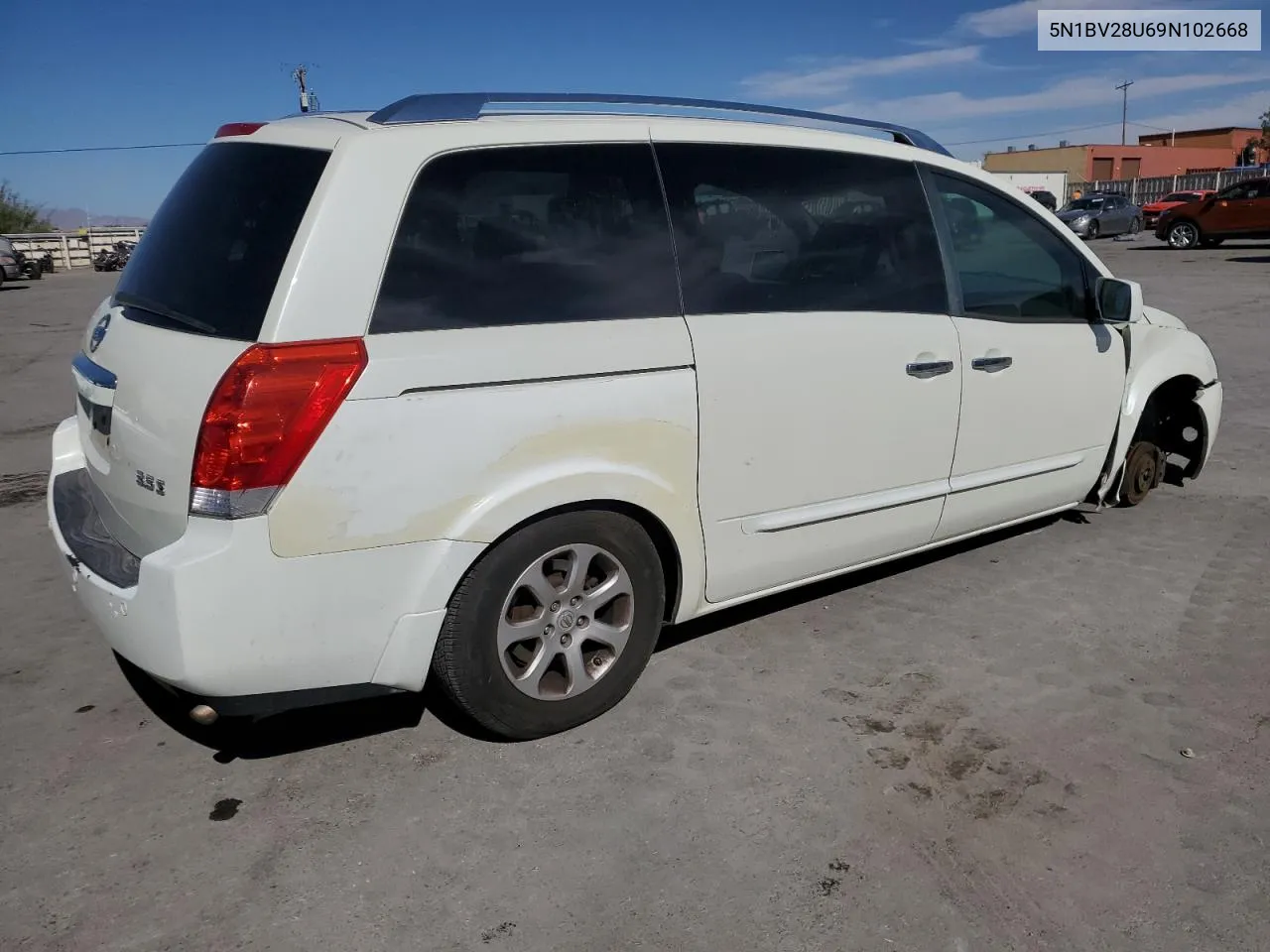 2009 Nissan Quest S VIN: 5N1BV28U69N102668 Lot: 78753234