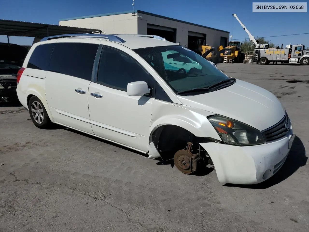 2009 Nissan Quest S VIN: 5N1BV28U69N102668 Lot: 78753234