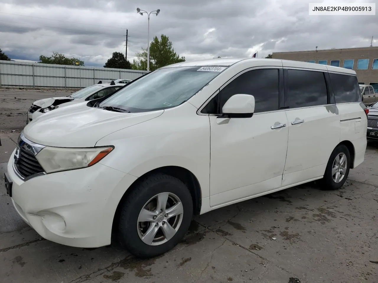 2011 Nissan Quest S VIN: JN8AE2KP4B9005913 Lot: 54063704