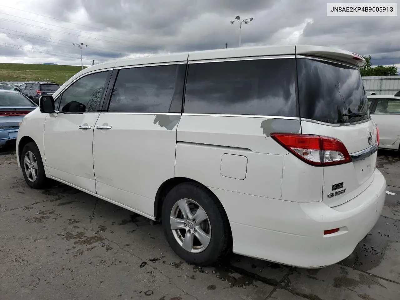 2011 Nissan Quest S VIN: JN8AE2KP4B9005913 Lot: 54063704