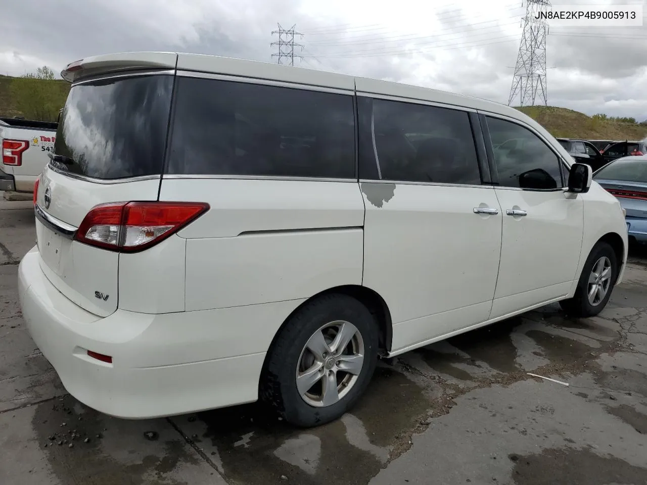 2011 Nissan Quest S VIN: JN8AE2KP4B9005913 Lot: 54063704