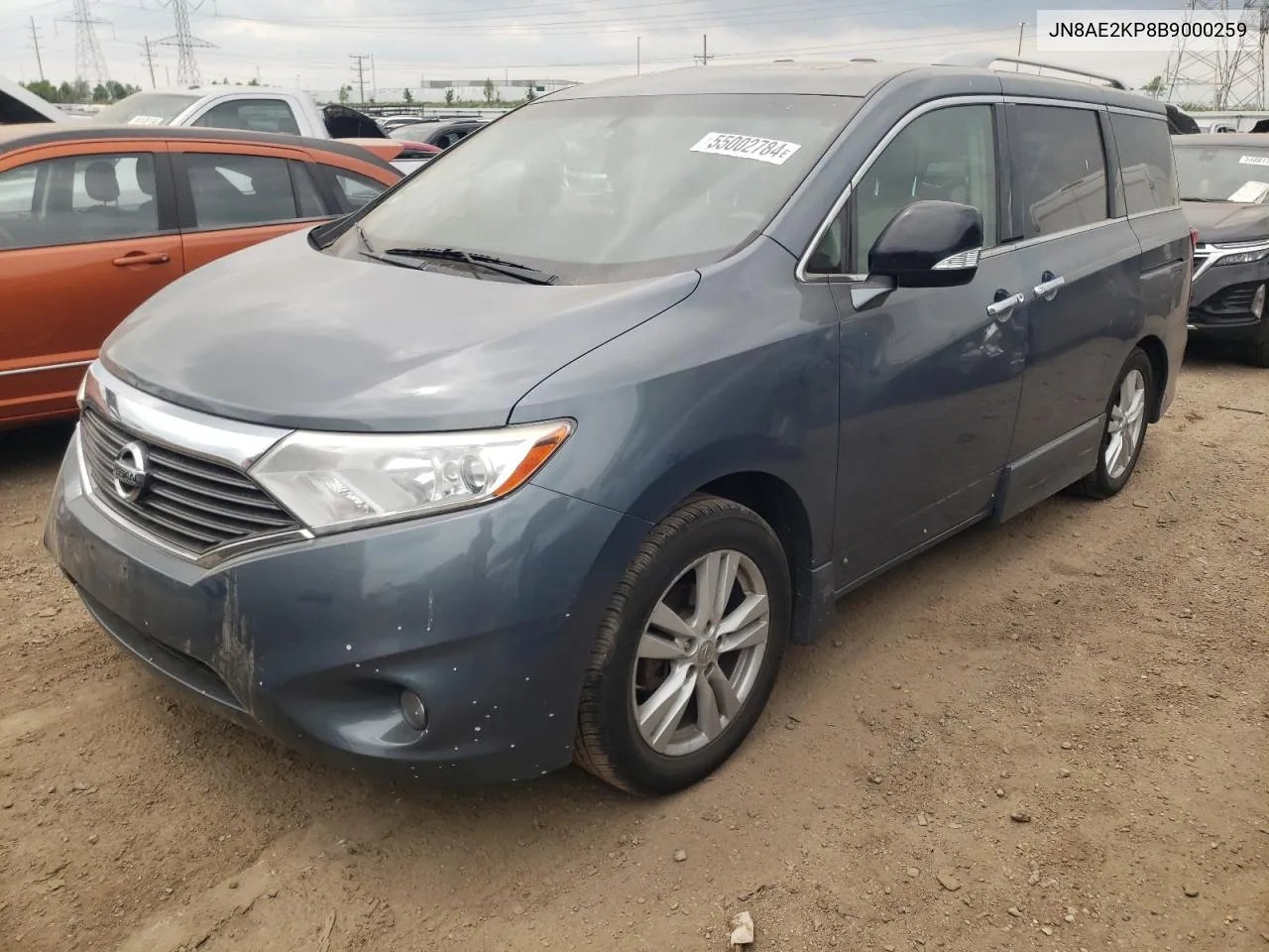 2011 Nissan Quest S VIN: JN8AE2KP8B9000259 Lot: 55002784