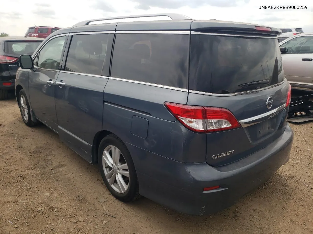 2011 Nissan Quest S VIN: JN8AE2KP8B9000259 Lot: 55002784