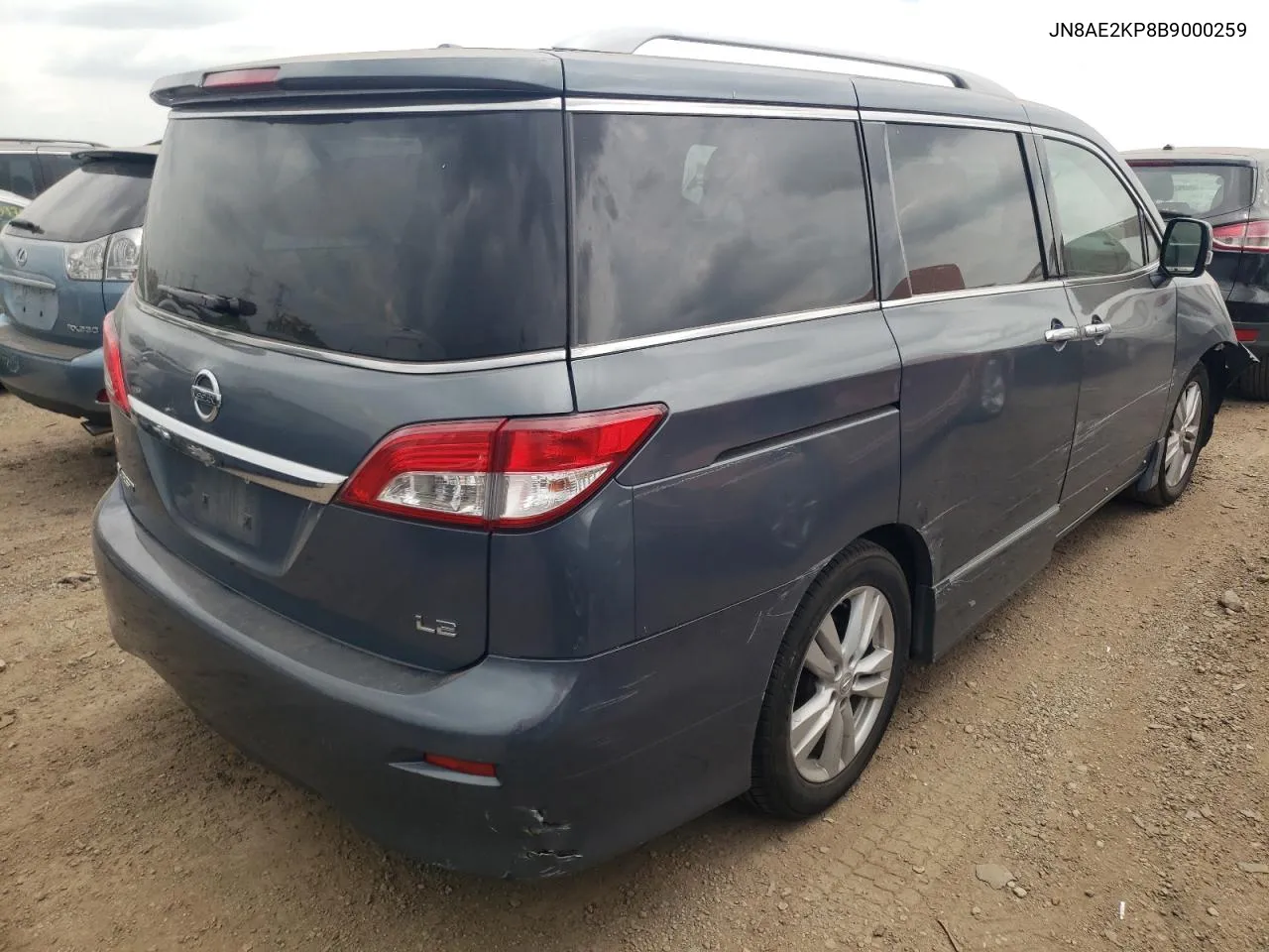 2011 Nissan Quest S VIN: JN8AE2KP8B9000259 Lot: 55002784