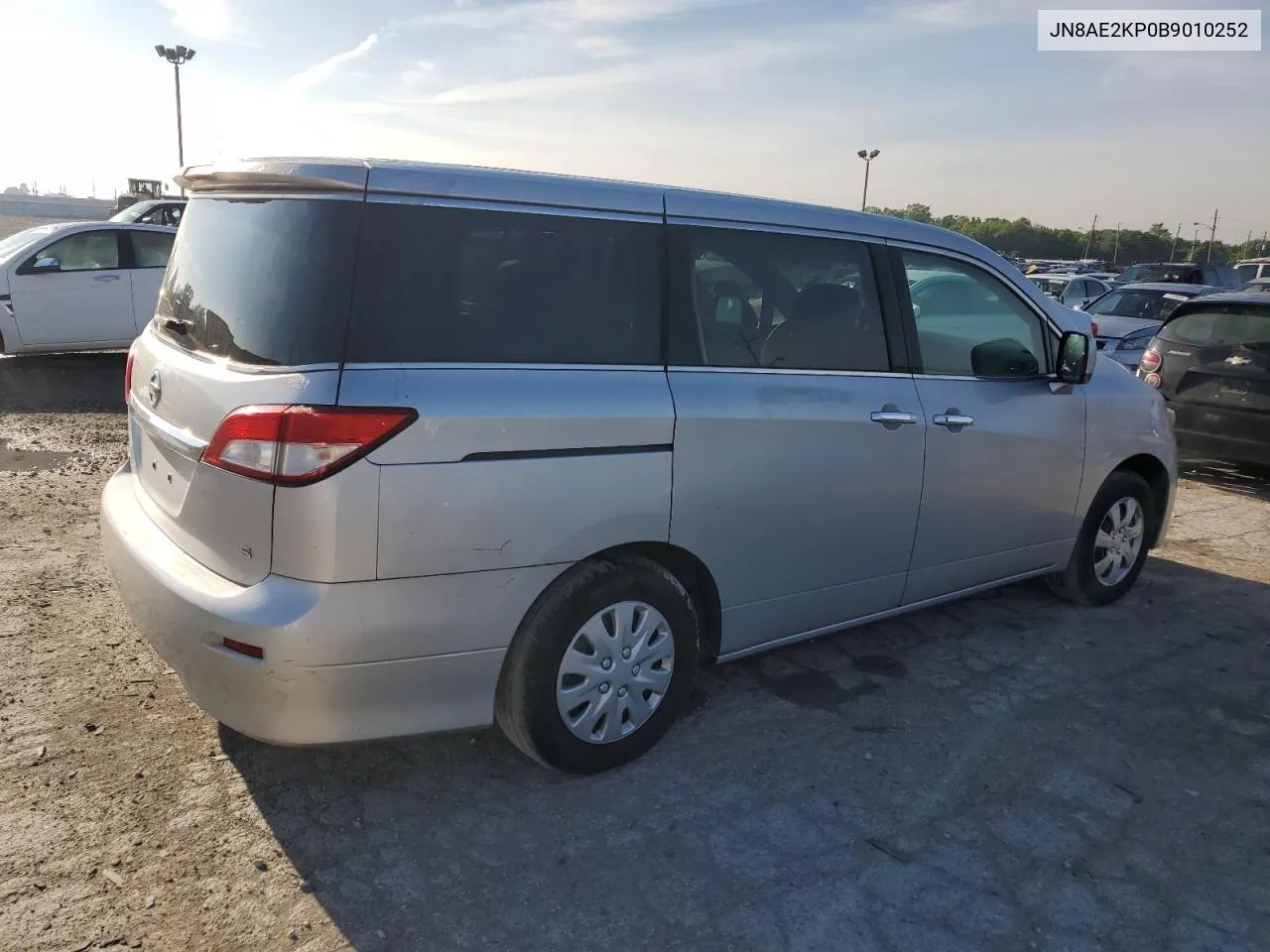 2011 Nissan Quest S VIN: JN8AE2KP0B9010252 Lot: 57309714