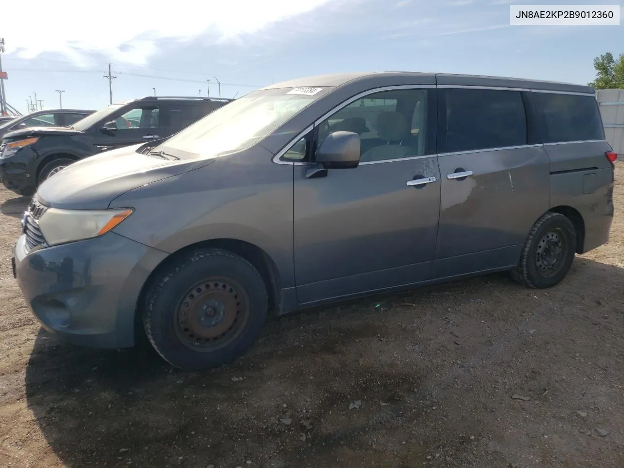 2011 Nissan Quest S VIN: JN8AE2KP2B9012360 Lot: 59056384