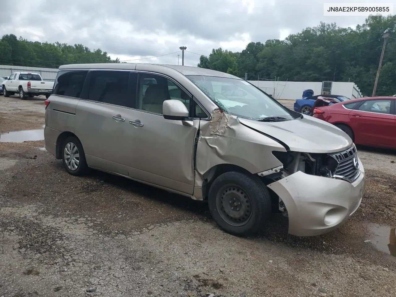 2011 Nissan Quest S VIN: JN8AE2KP5B9005855 Lot: 63618794