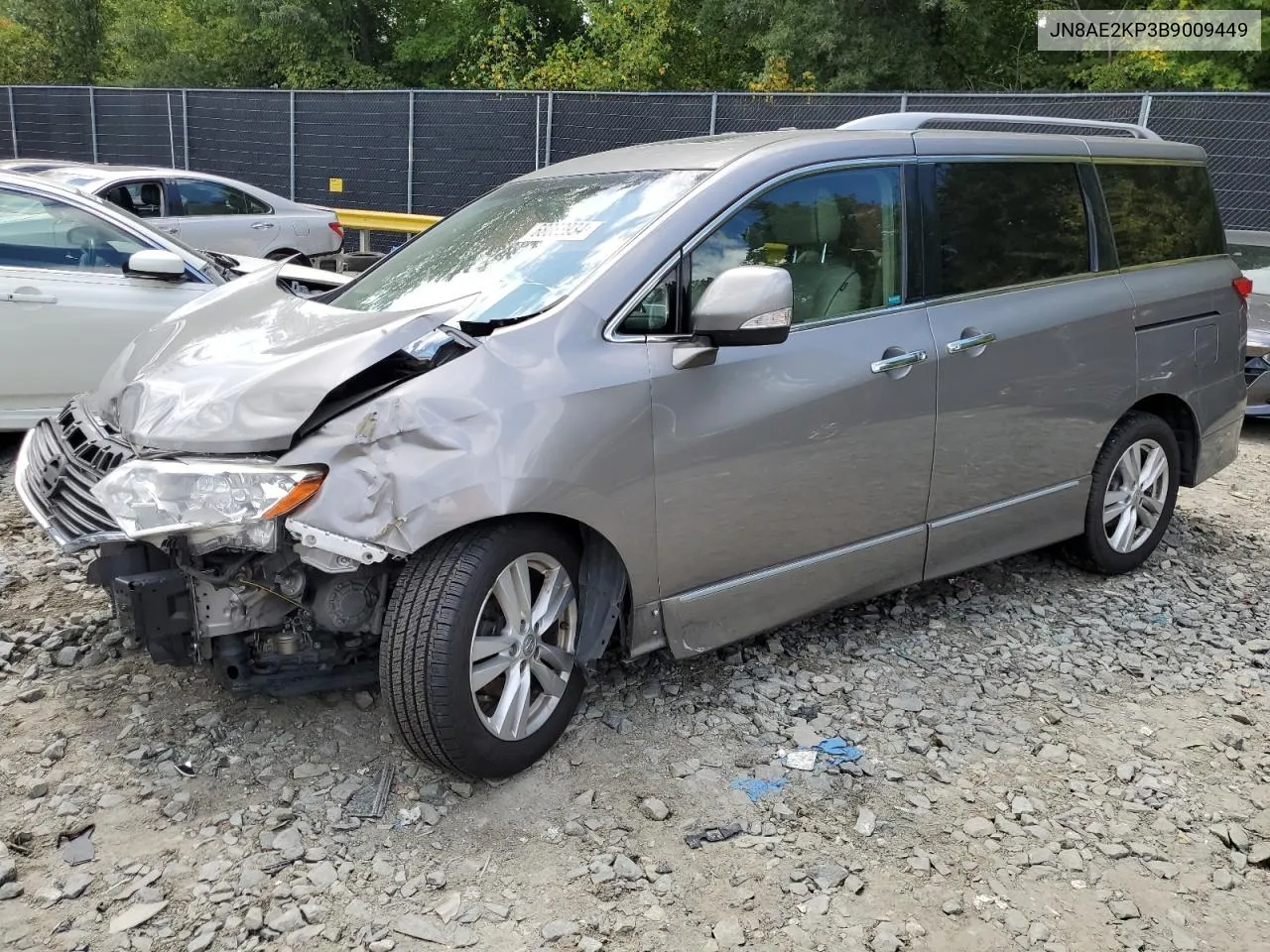 2011 Nissan Quest S VIN: JN8AE2KP3B9009449 Lot: 68083934