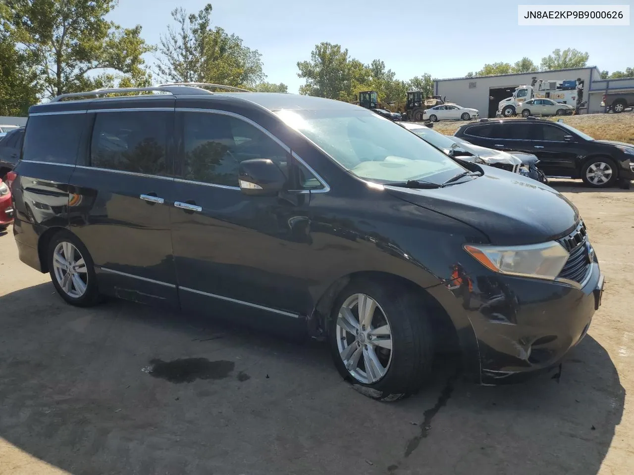 2011 Nissan Quest S VIN: JN8AE2KP9B9000626 Lot: 70140114