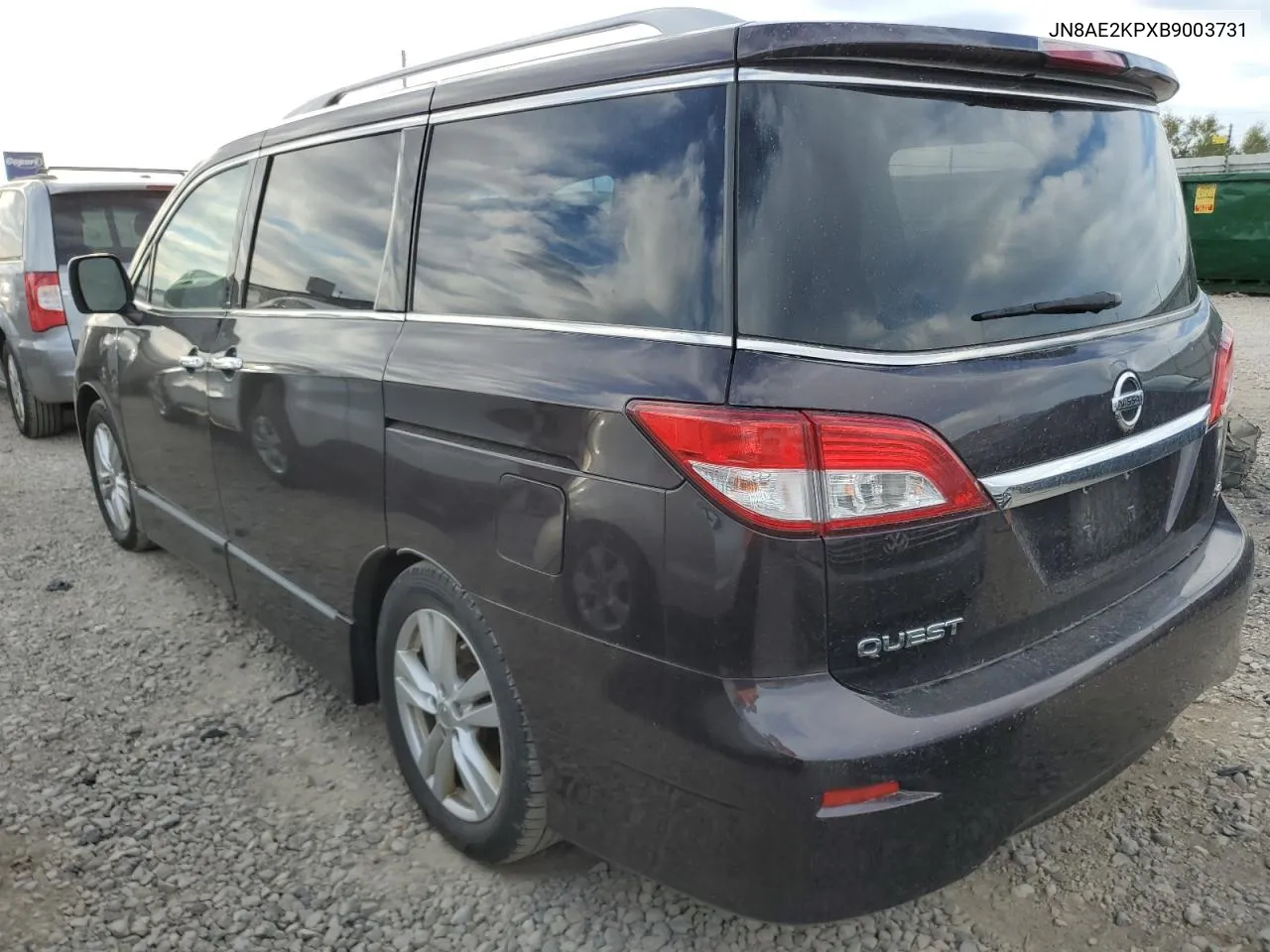 2011 Nissan Quest S VIN: JN8AE2KPXB9003731 Lot: 71780584