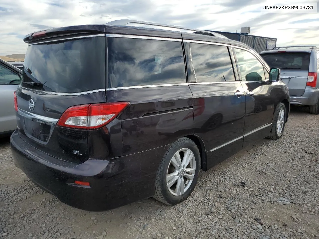 2011 Nissan Quest S VIN: JN8AE2KPXB9003731 Lot: 71780584