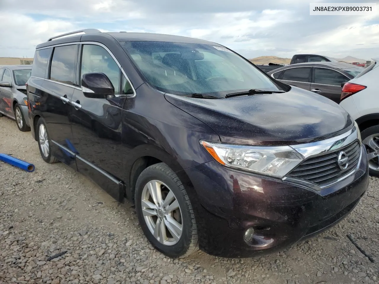 2011 Nissan Quest S VIN: JN8AE2KPXB9003731 Lot: 71780584