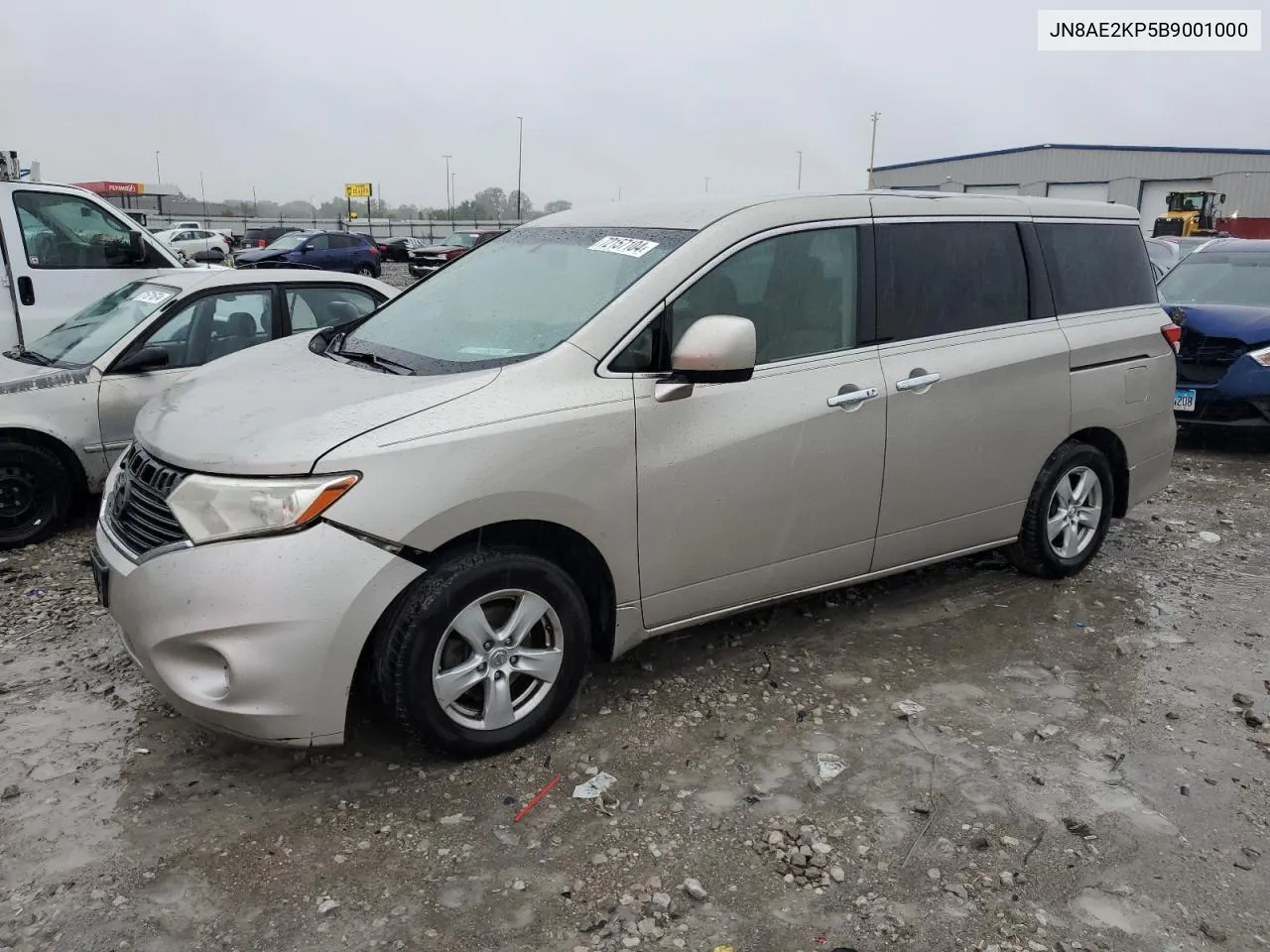 2011 Nissan Quest S VIN: JN8AE2KP5B9001000 Lot: 72157104