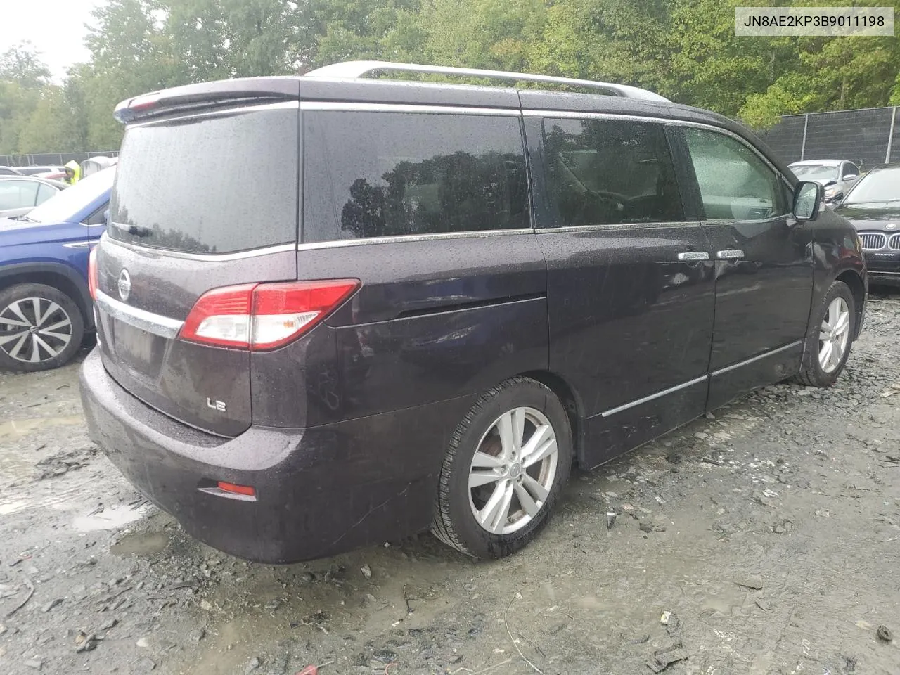 2011 Nissan Quest S VIN: JN8AE2KP3B9011198 Lot: 72908024