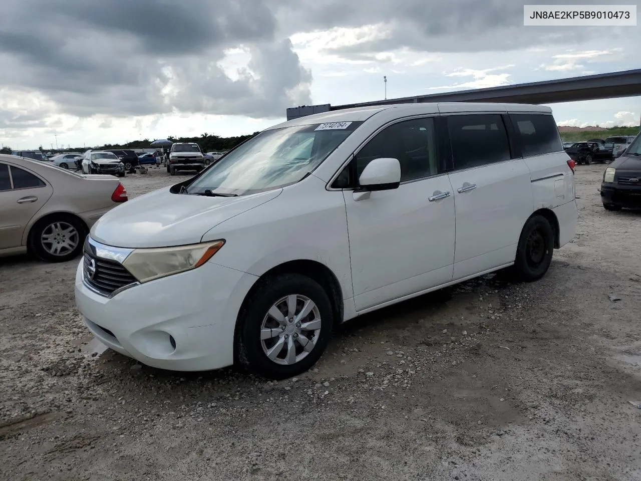 2011 Nissan Quest S VIN: JN8AE2KP5B9010473 Lot: 73740764