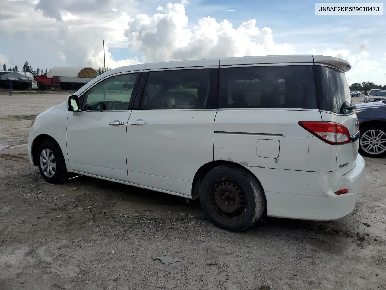 2011 Nissan Quest S VIN: JN8AE2KP5B9010473 Lot: 73740764