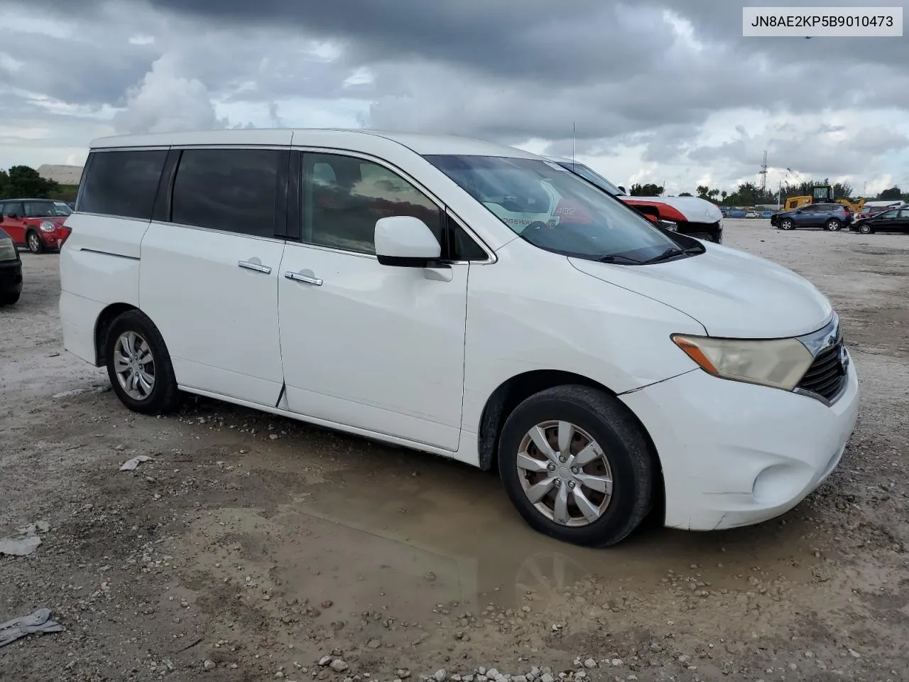 2011 Nissan Quest S VIN: JN8AE2KP5B9010473 Lot: 73740764