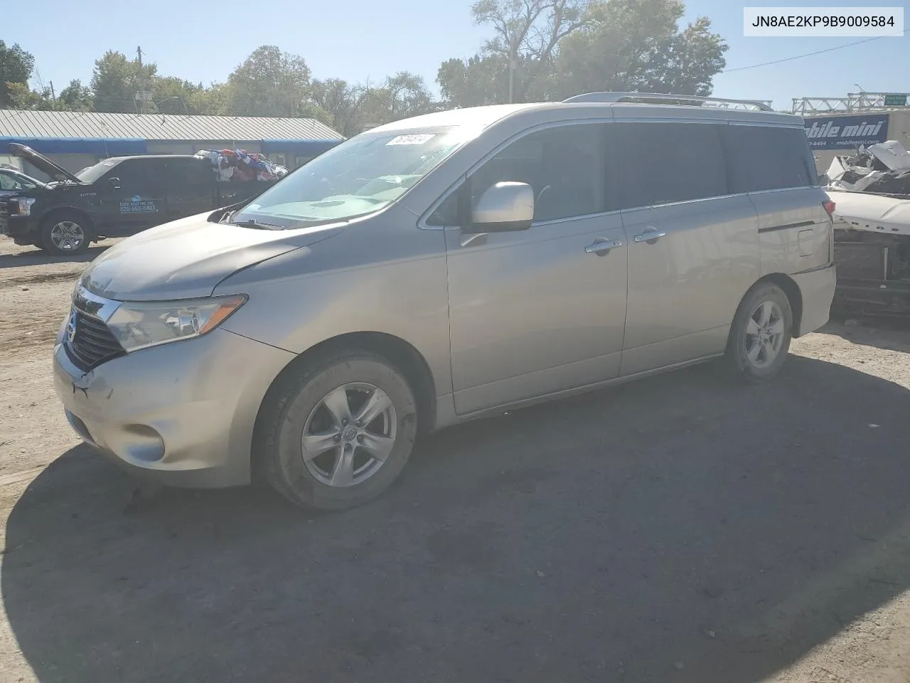 2011 Nissan Quest S VIN: JN8AE2KP9B9009584 Lot: 76704814