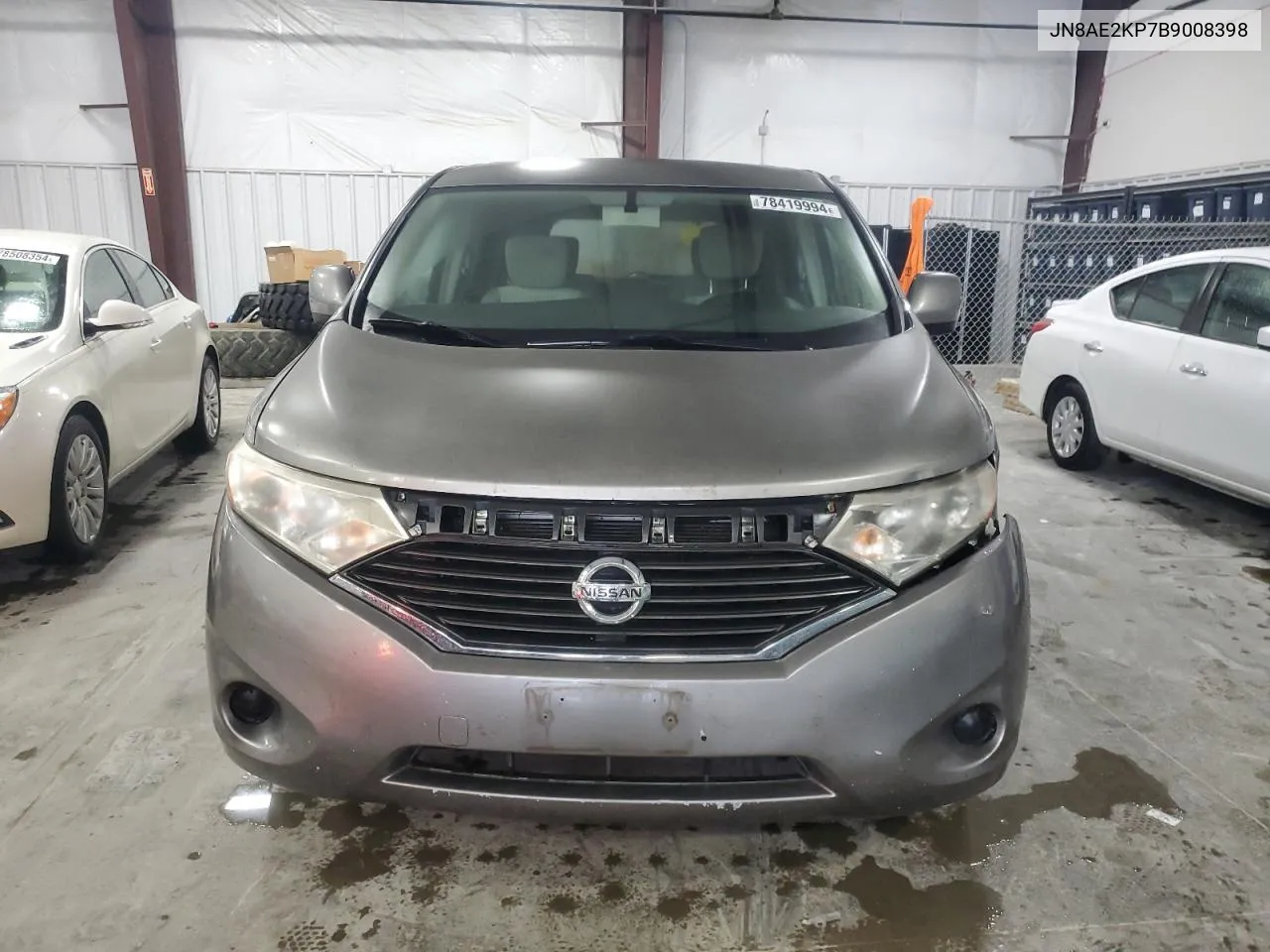 2011 Nissan Quest S VIN: JN8AE2KP7B9008398 Lot: 78419994