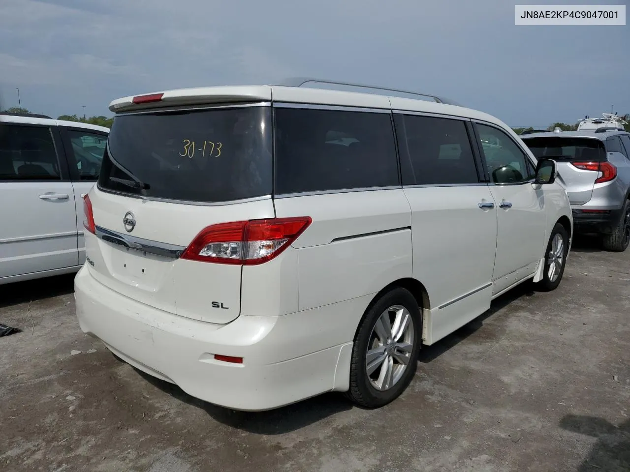 2012 Nissan Quest S VIN: JN8AE2KP4C9047001 Lot: 52505354