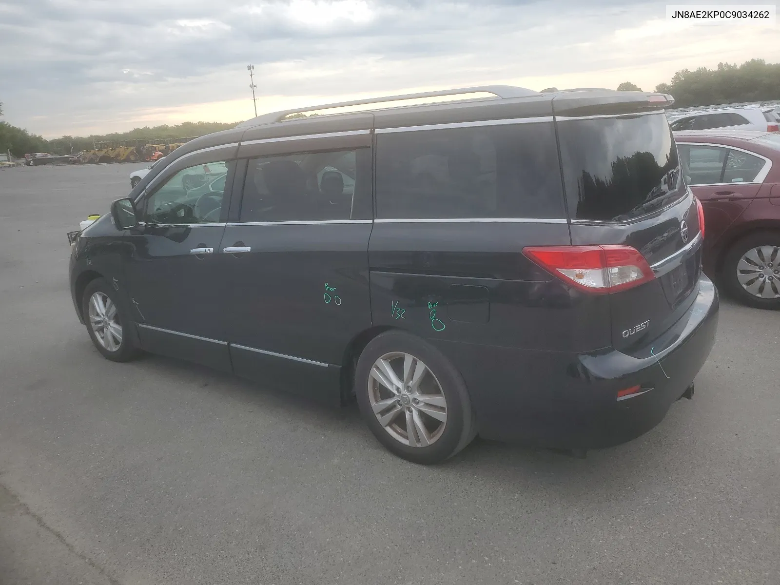 JN8AE2KP0C9034262 2012 Nissan Quest S