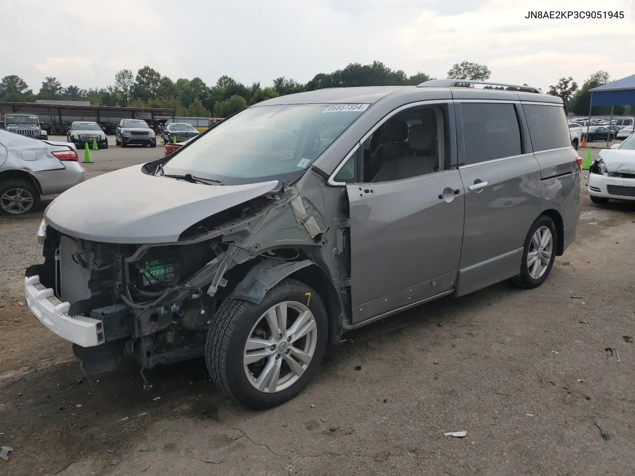 2012 Nissan Quest S VIN: JN8AE2KP3C9051945 Lot: 66857354