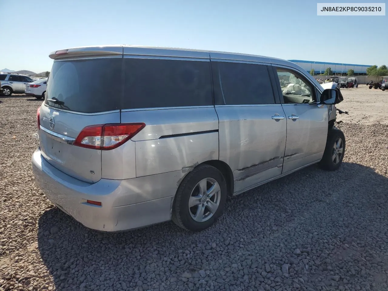 2012 Nissan Quest S VIN: JN8AE2KP8C9035210 Lot: 69873814