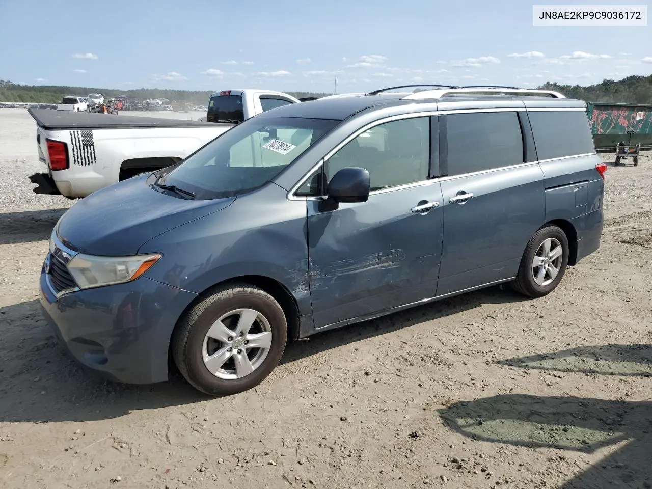 2012 Nissan Quest S VIN: JN8AE2KP9C9036172 Lot: 70278914