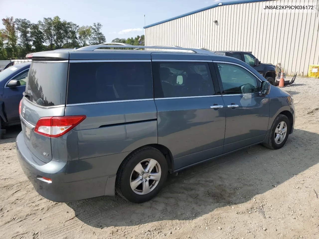 2012 Nissan Quest S VIN: JN8AE2KP9C9036172 Lot: 70278914