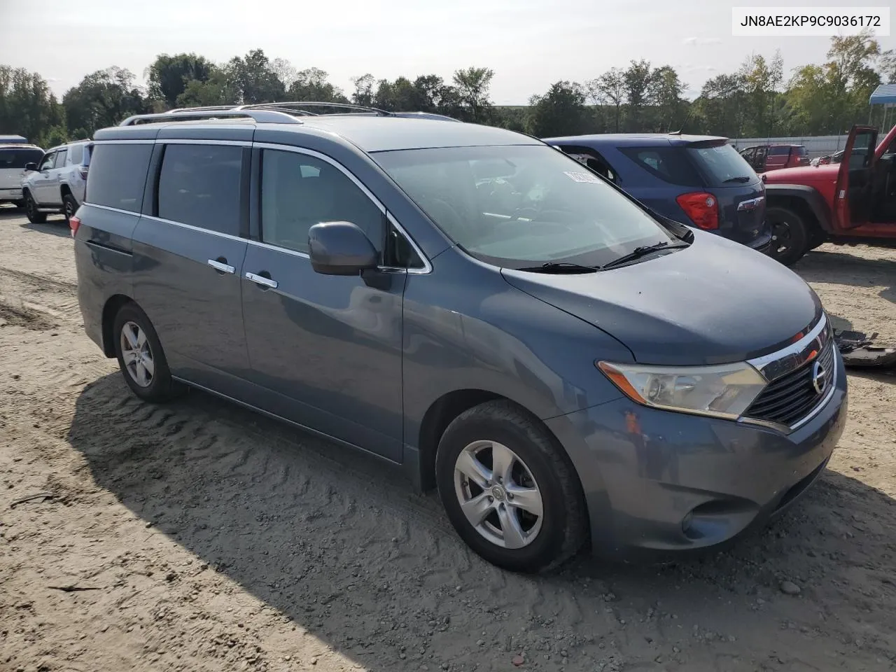 2012 Nissan Quest S VIN: JN8AE2KP9C9036172 Lot: 70278914