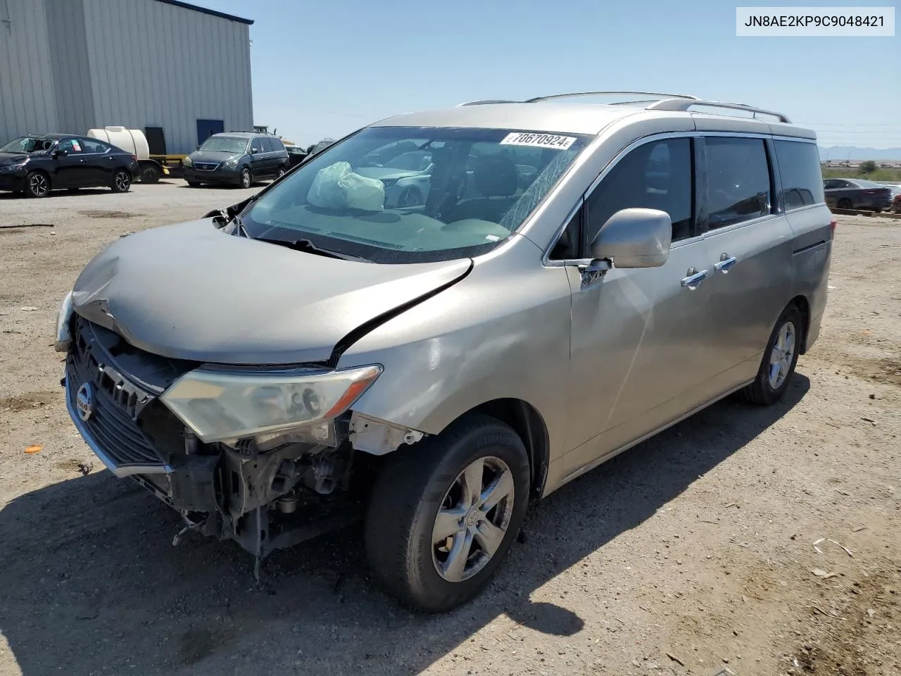 2012 Nissan Quest S VIN: JN8AE2KP9C9048421 Lot: 70670924