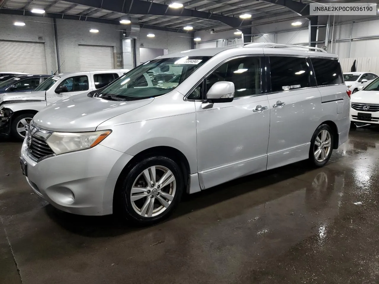 2012 Nissan Quest S VIN: JN8AE2KP0C9036190 Lot: 71669494