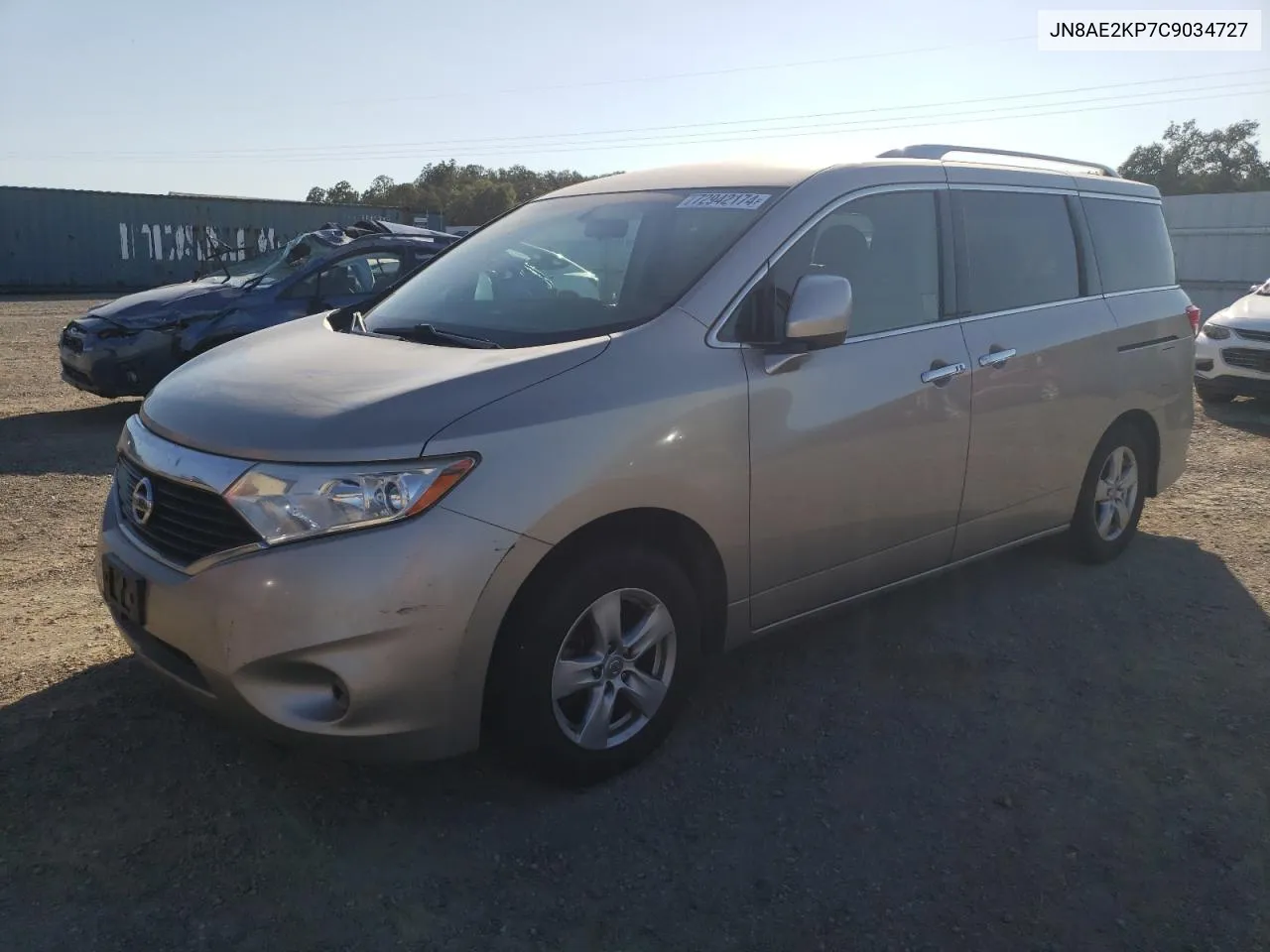 2012 Nissan Quest S VIN: JN8AE2KP7C9034727 Lot: 72942174