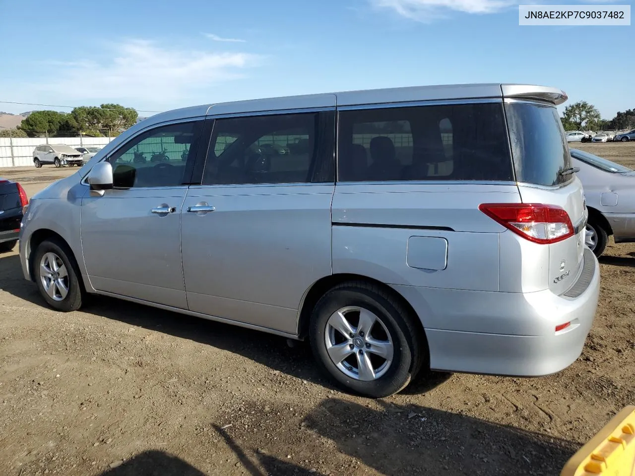 JN8AE2KP7C9037482 2012 Nissan Quest S