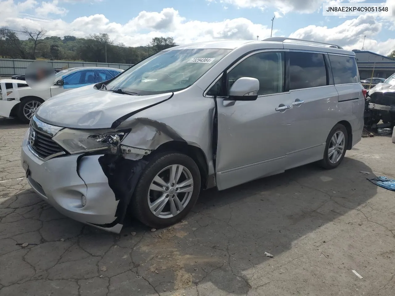 2012 Nissan Quest S VIN: JN8AE2KP4C9051548 Lot: 73294384